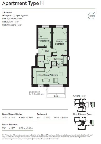 Floor Plan | Flat - Retirement | 28 Lindfield Place, Worthing | For Sale